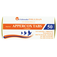 Appercox 50 tablets حبوب فعالة ضد الكوكسيديا