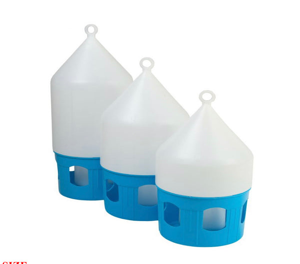 Drinker white & Blue with lifting handle 5Ltr