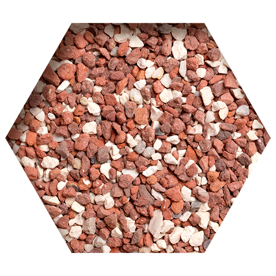 الحجر الأحمر والليمون Red Lime Stone - 20 KG.